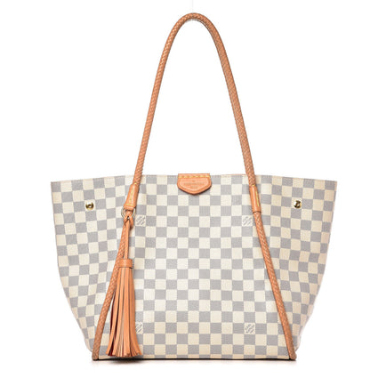 Louis Vuitton Damier Azur Propriano Rose Ballerine 1 of 16