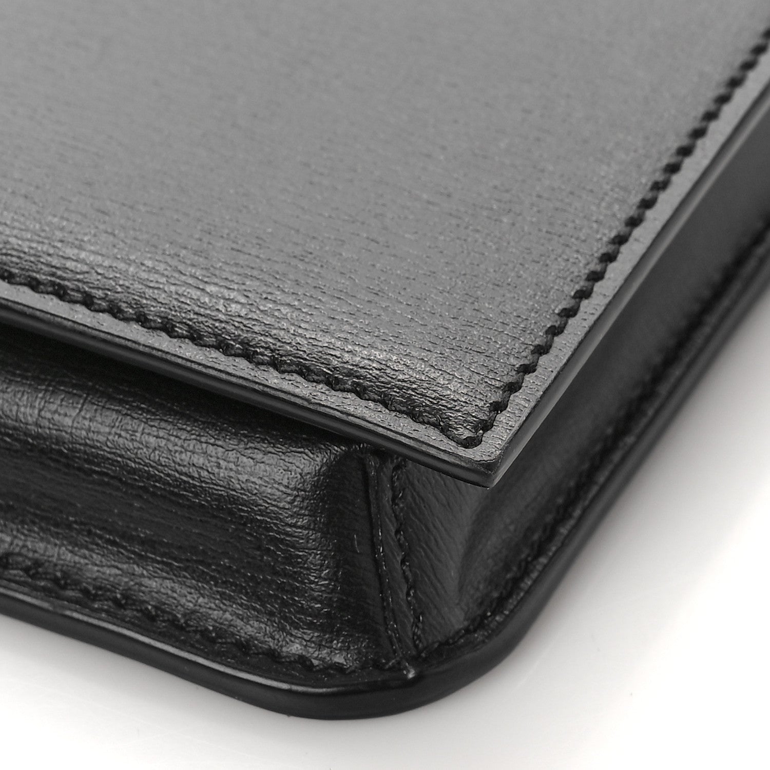 Saint Laurent Smooth Calfskin Monogram Phone Holder Crossbody Black 8 of 8