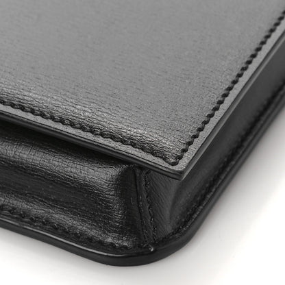 Saint Laurent Smooth Calfskin Monogram Phone Holder Crossbody Black 8 of 8