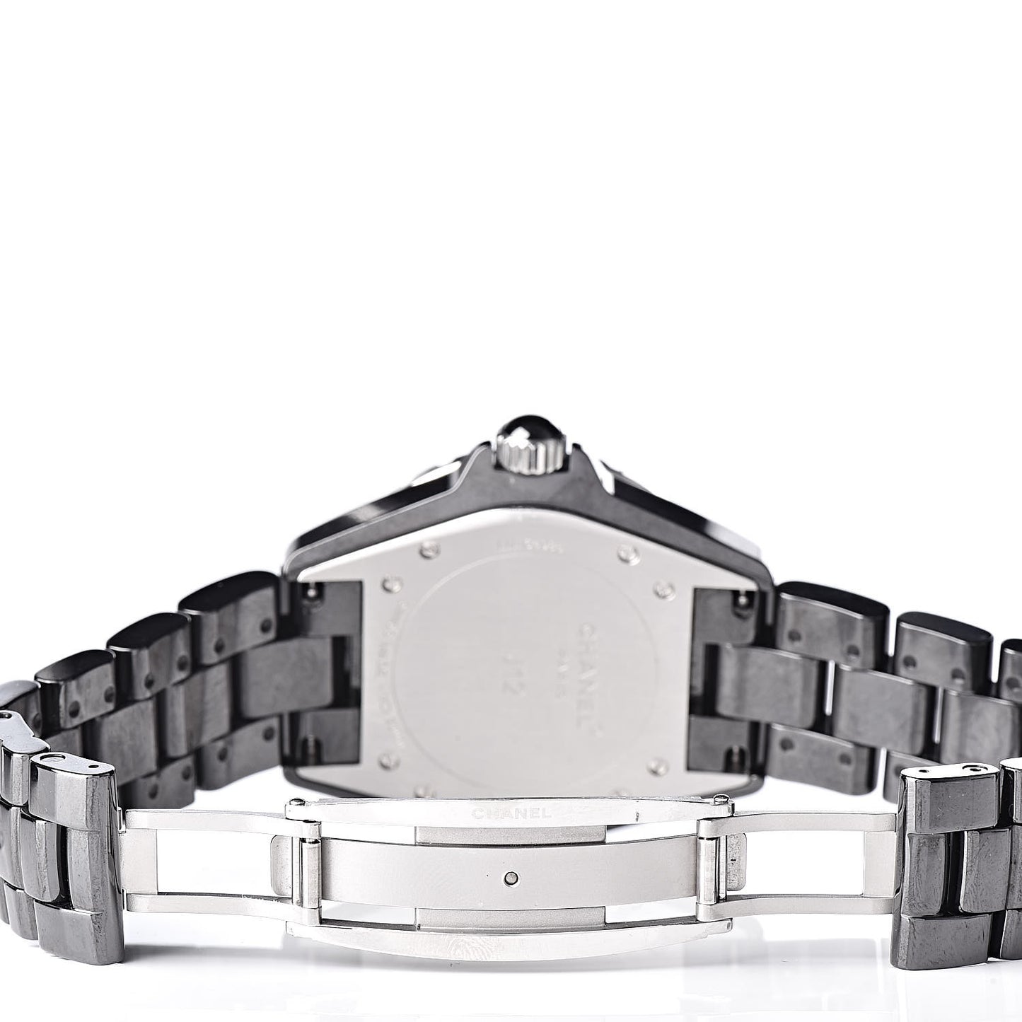Stainless Steel Ceramic Emerald 38mm J12 Automatic Watch Black