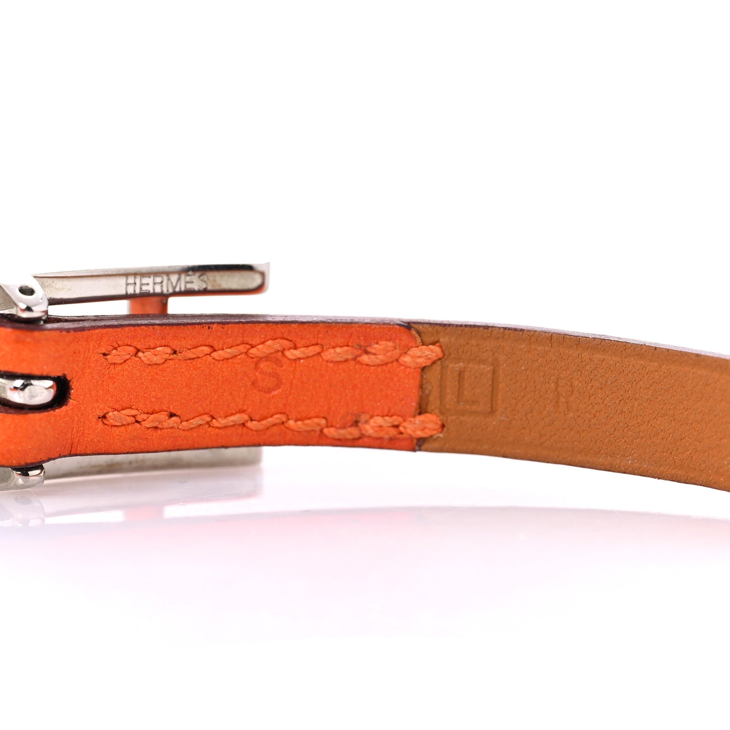 Chamonix Hapi 3MM Triple Tour Wrap Bracelet S Orange
