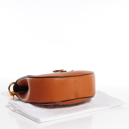 Chloe Grained Lambskin Drew Shoulder Bag Caramel 4 of 9