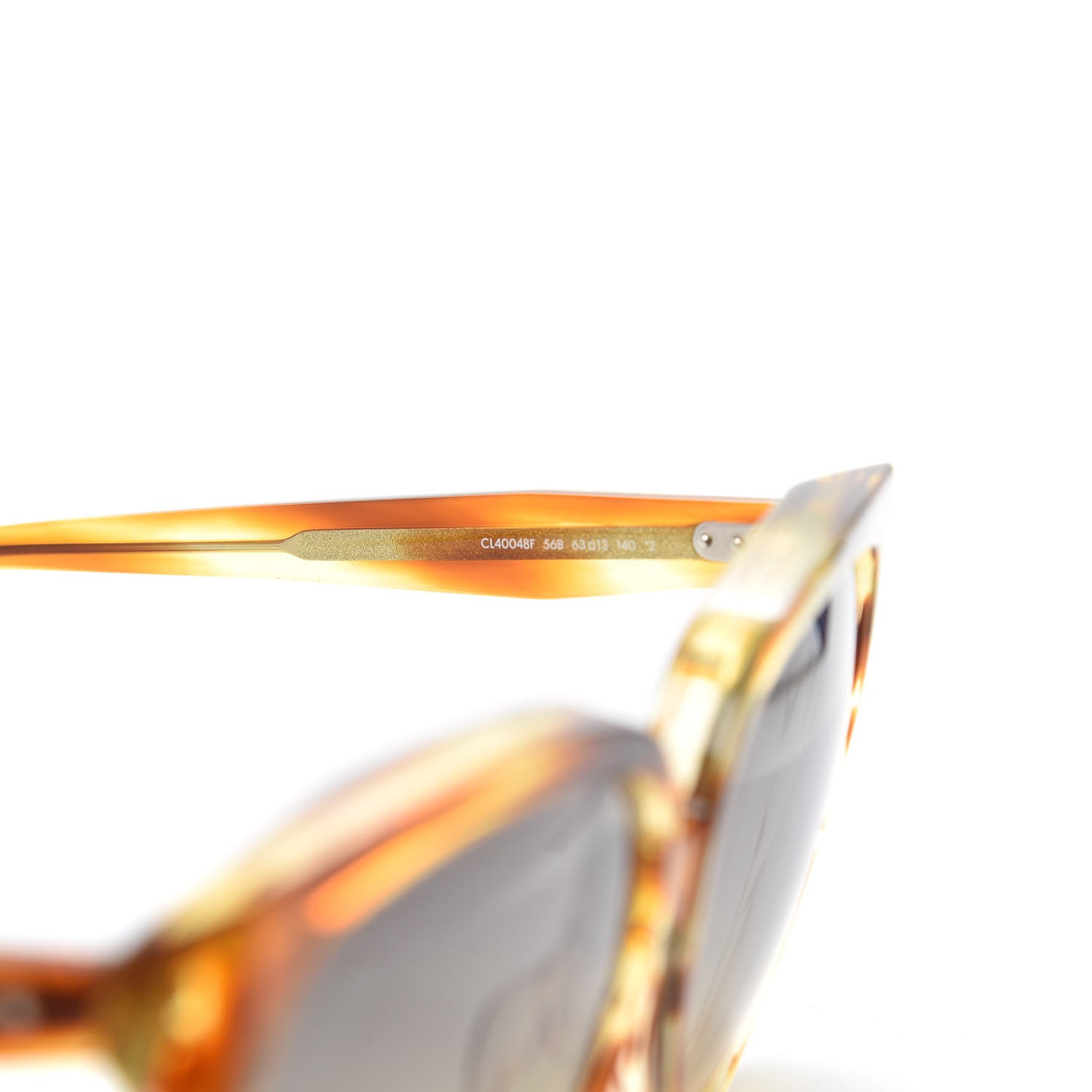 Celine Gradient Square Sunglasses CL40048F Havana 5 of 6