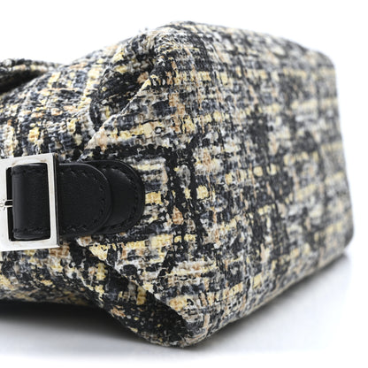 Chanel Tweed Flap Bag White Black Multicolor 9 of 10