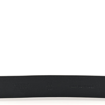 Chanel Calfskin Logo Belt 80 32 Black 3 of 5