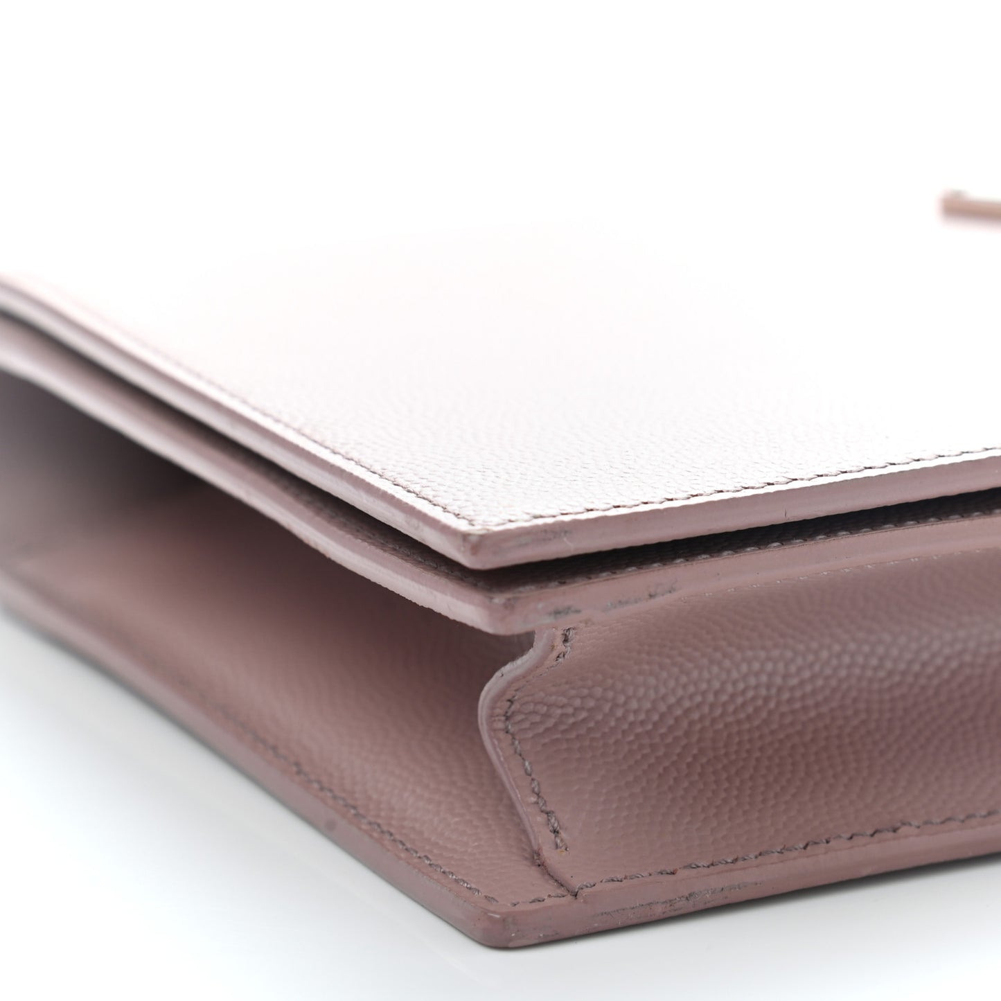Grain De Poudre Classic Kate Monogram Clutch Pale Pink