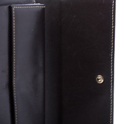 Gucci GG Plus Monogram Joy Continental Snap Oranizer Wallet Beige Ebony Dark Brown 10 of 13