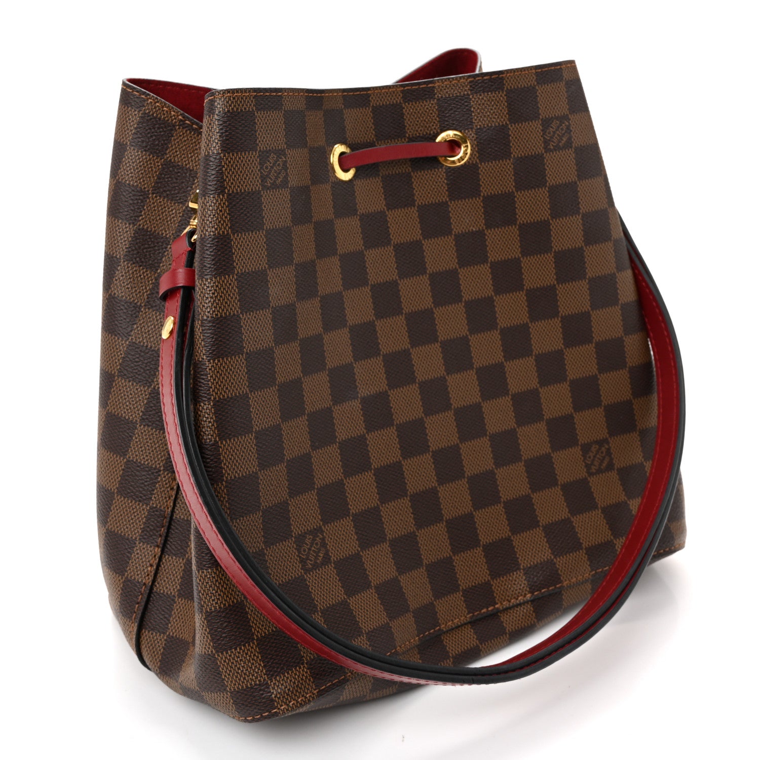 Louis Vuitton Damier Ebene Neonoe MM Cherry Berry 3 of 10