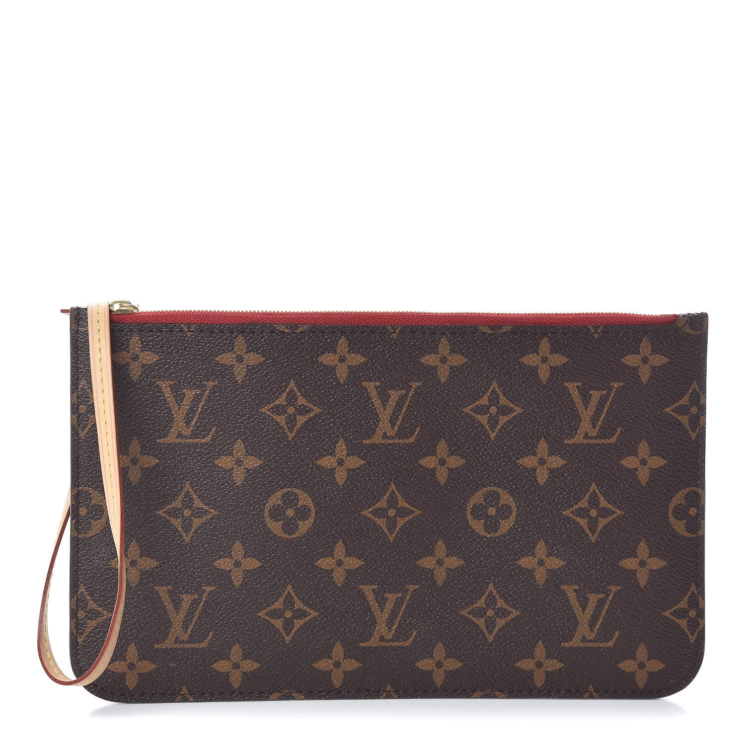 Louis Vuitton Monogram Neverfull MM GM Pochette Cherry 1 of 8
