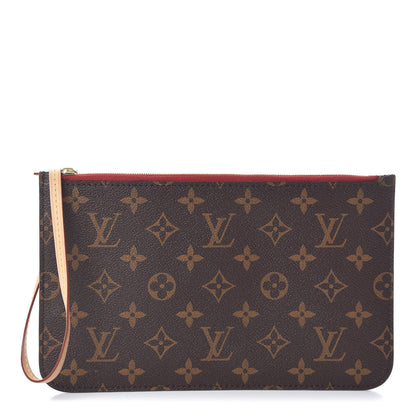 Louis Vuitton Monogram Neverfull MM GM Pochette Cherry 1 of 8