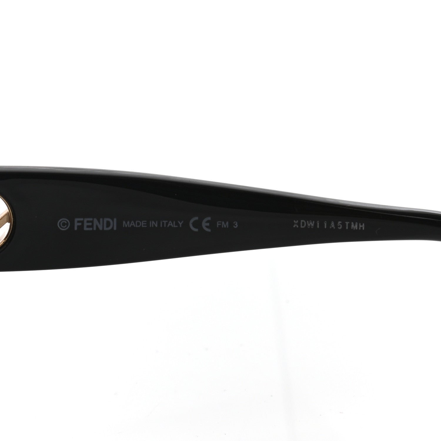 Fendi Acetate F is Fendi Cat Eye Sunglasses FF 0360/G/S Black 6 of 7