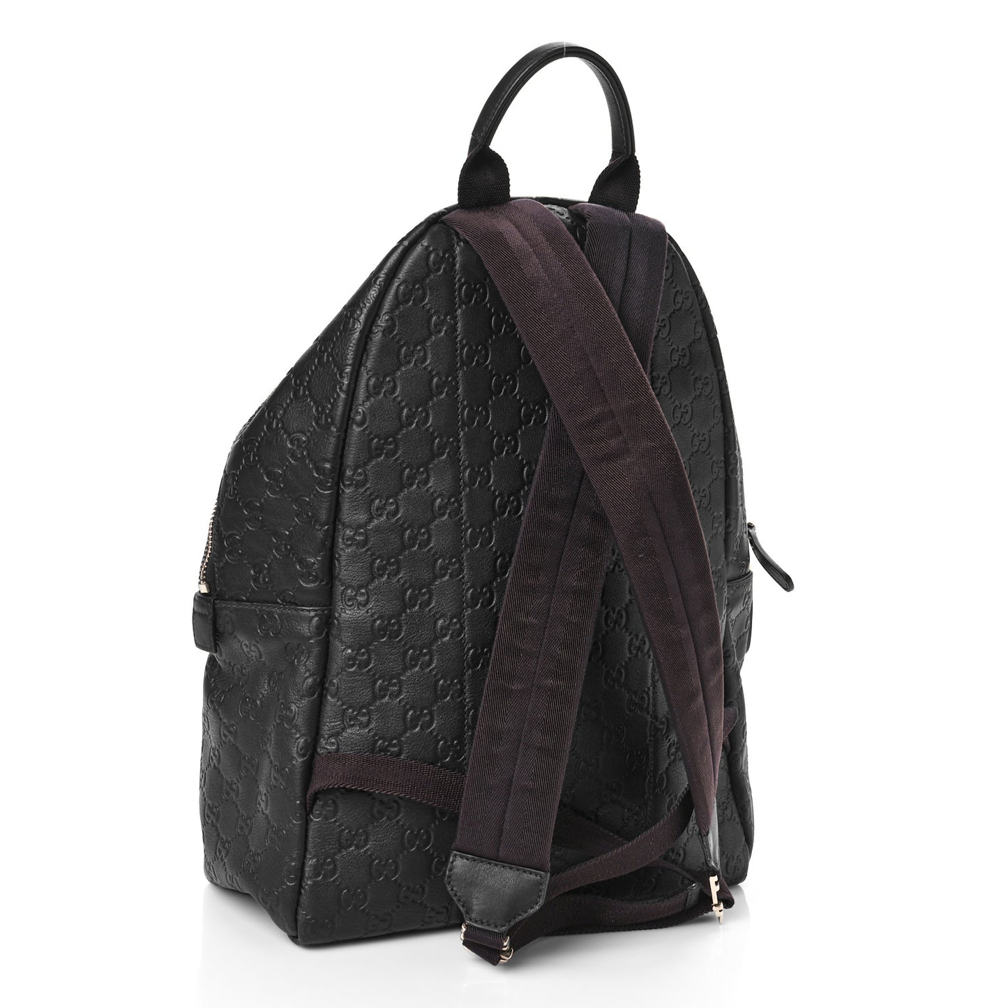 Guccissima Medium Classic Backpack Dark Brown