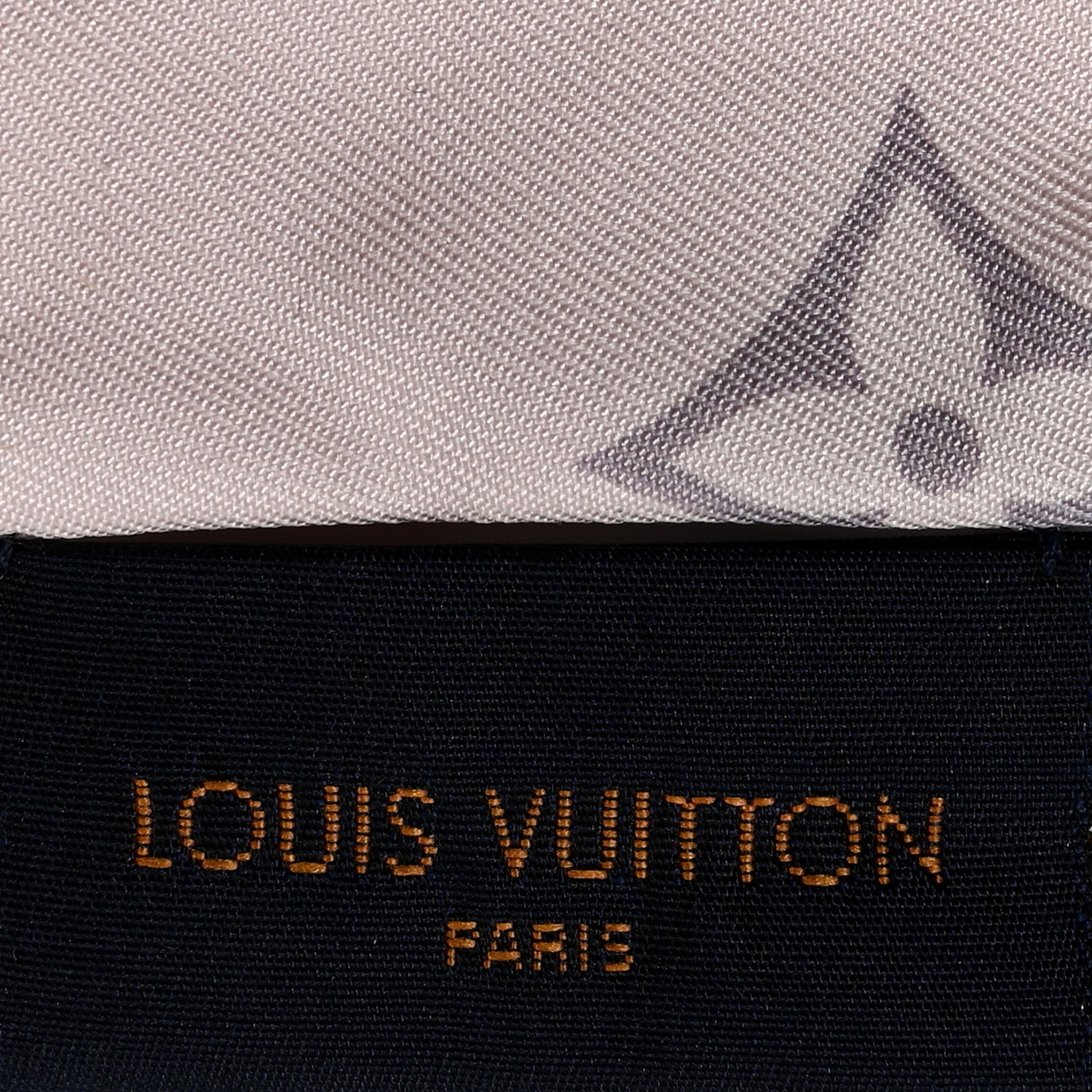 Louis Vuitton Silk Monogram Confidential Bandeau Light Pink 3 of 3