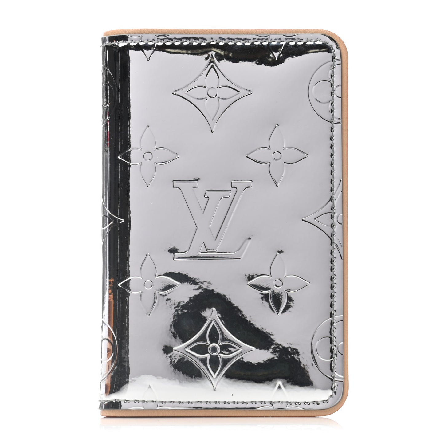 Monogram Mirror Slender Pocket Organizer