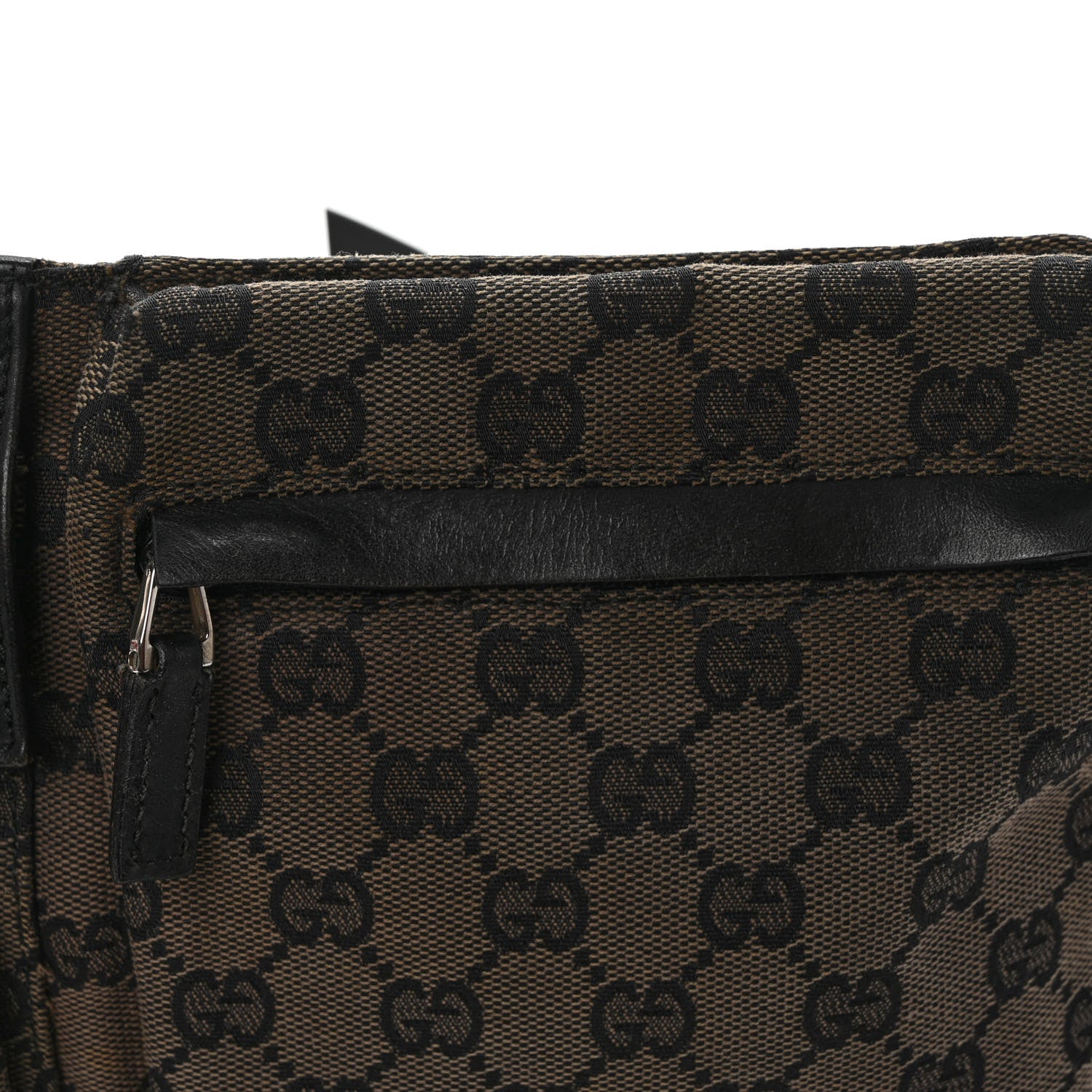 Gucci GG Monogram Double Pocket Belt Bag Navy 9 of 9