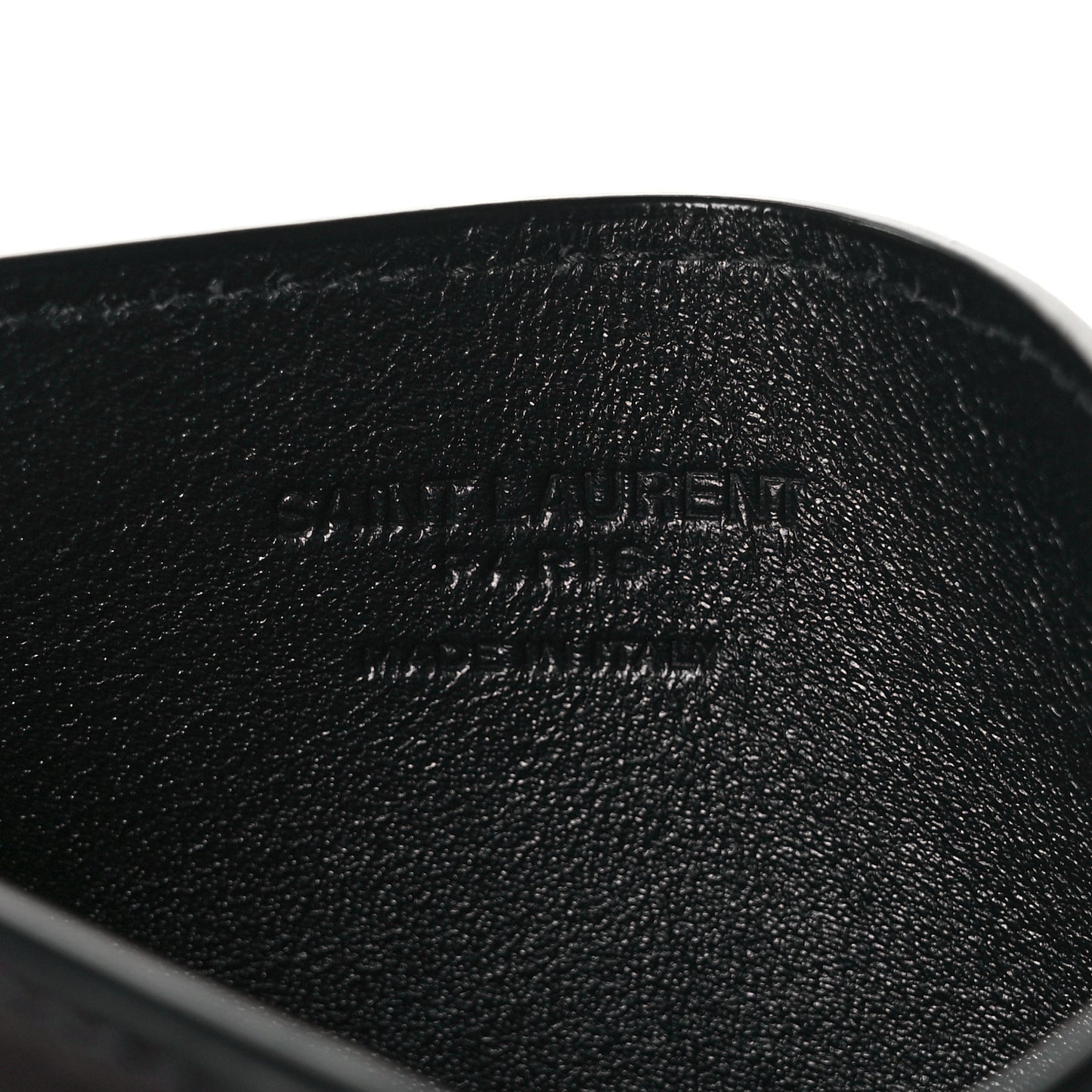 Calfskin 5 Fragments Card Holder Black