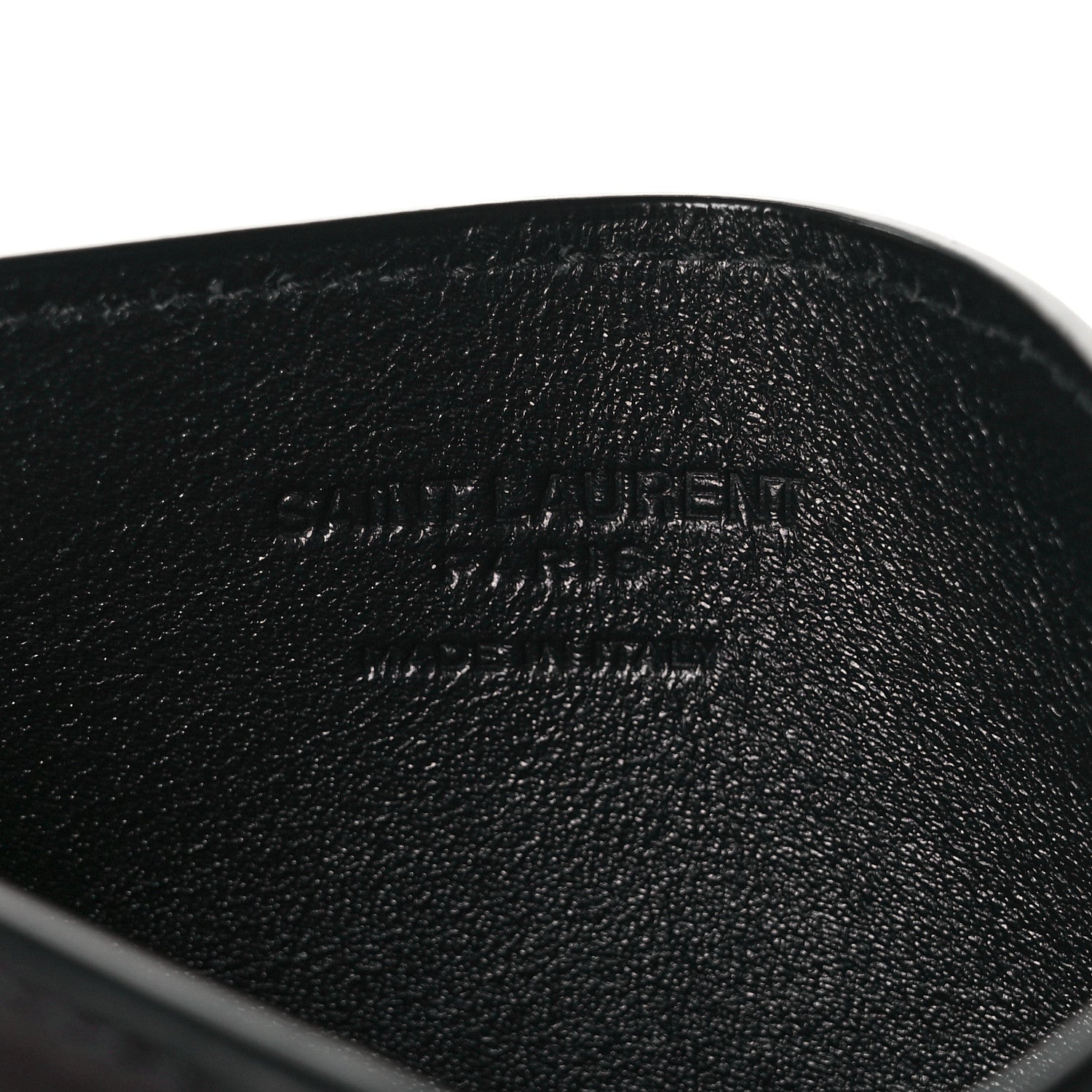 Saint Laurent Calfskin 5 Fragments Card Holder Black 5 of 7
