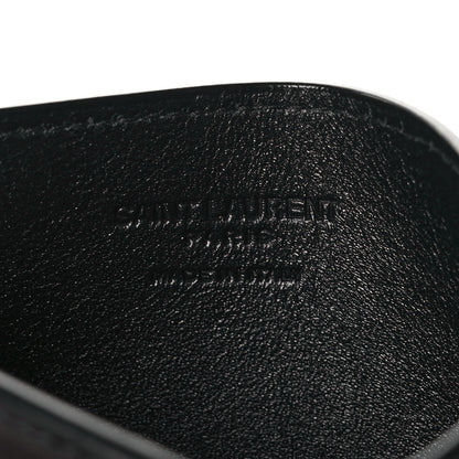 Saint Laurent Calfskin 5 Fragments Card Holder Black 5 of 7