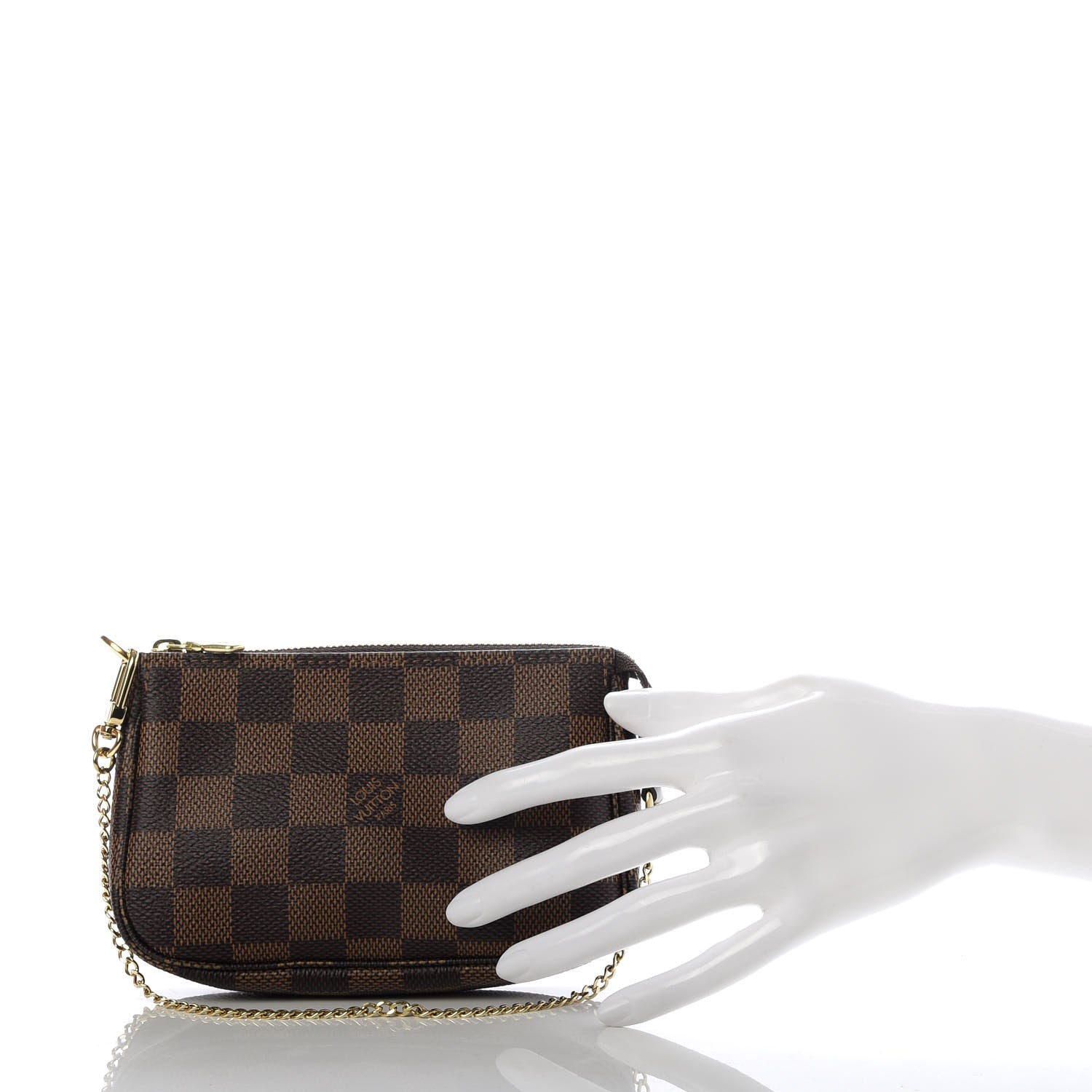 Louis Vuitton Damier Ebene Mini Pochette Accessories 2 of 7
