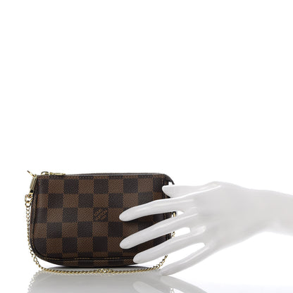 Louis Vuitton Damier Ebene Mini Pochette Accessories 2 of 7