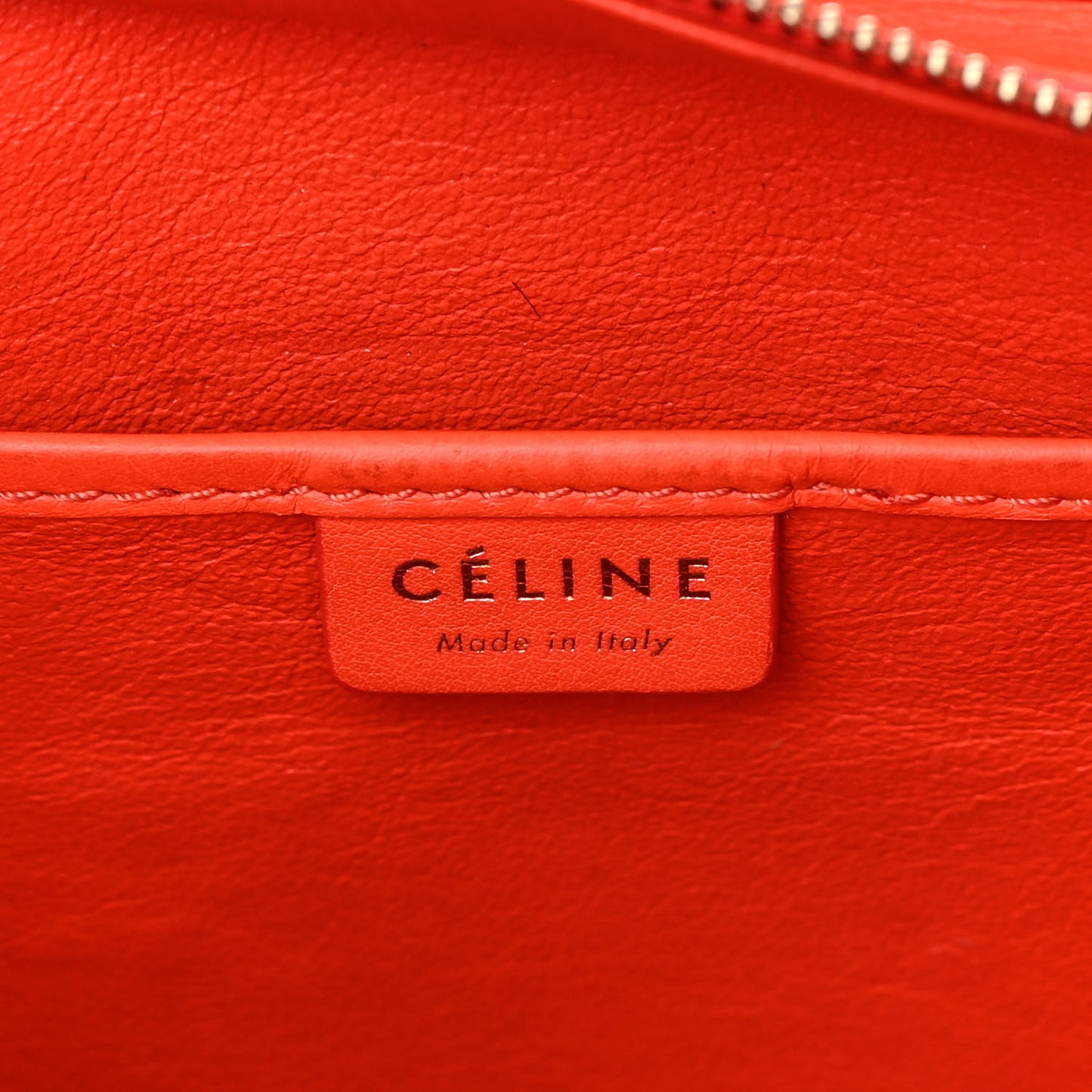 Smooth Calfskin Nano Luggage Fluo Orange