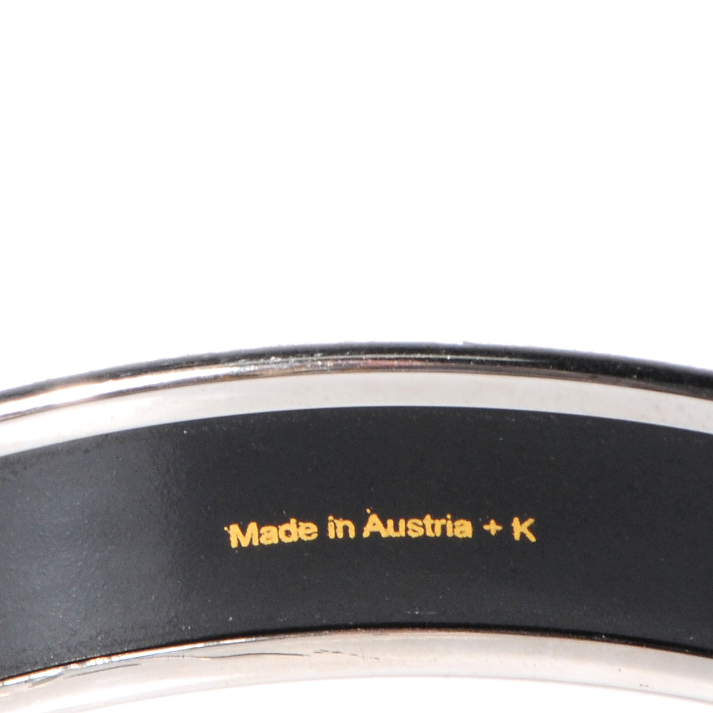 Enamel Printed Handwriting Medium Bracelet Purple 70