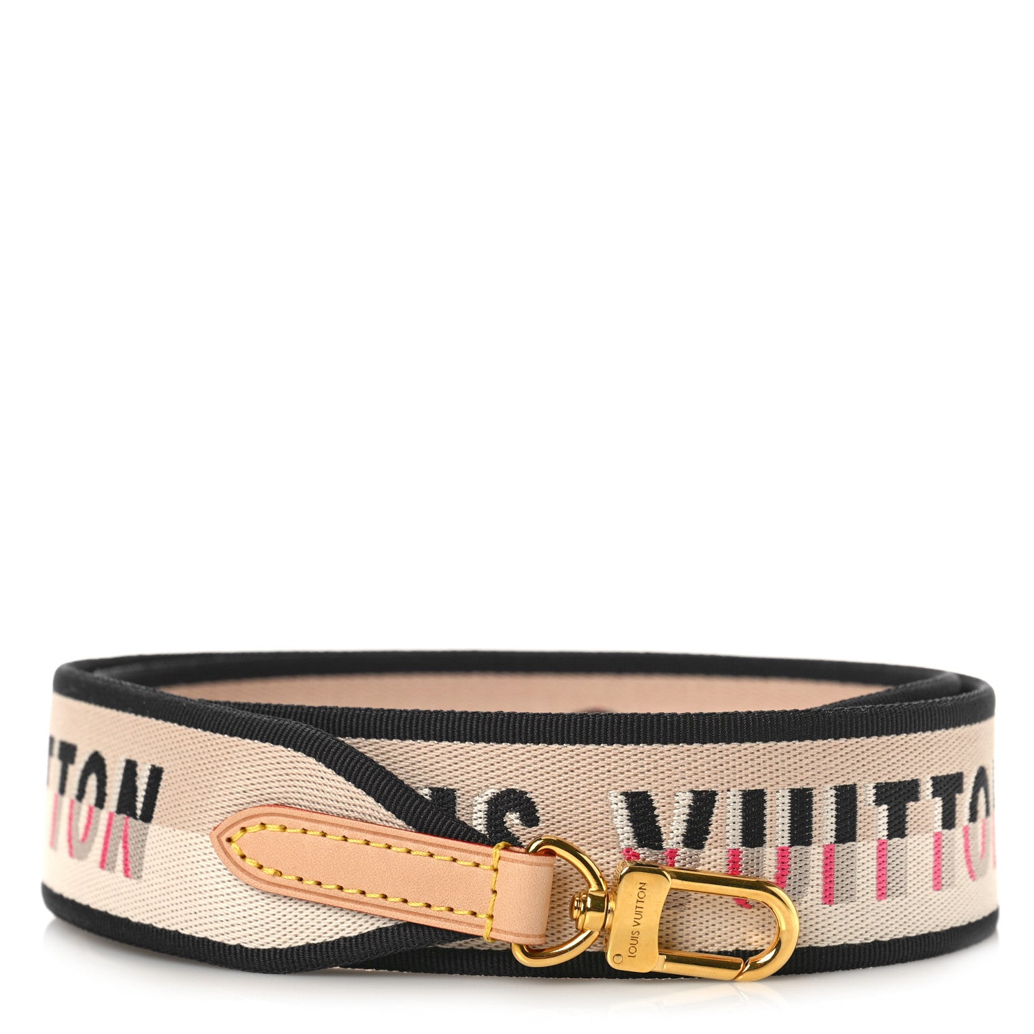 Louis Vuitton Jacquard Speedy Bandouliere 20 Shoulder Strap Black 1 of 3