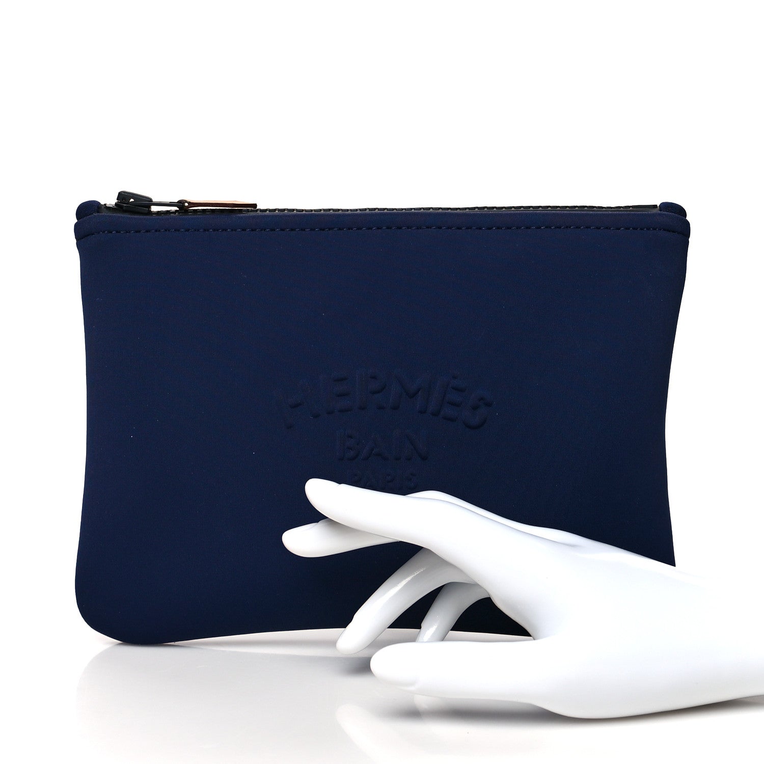 Hermes Neoprene Small Neobain Case Marine 2 of 9