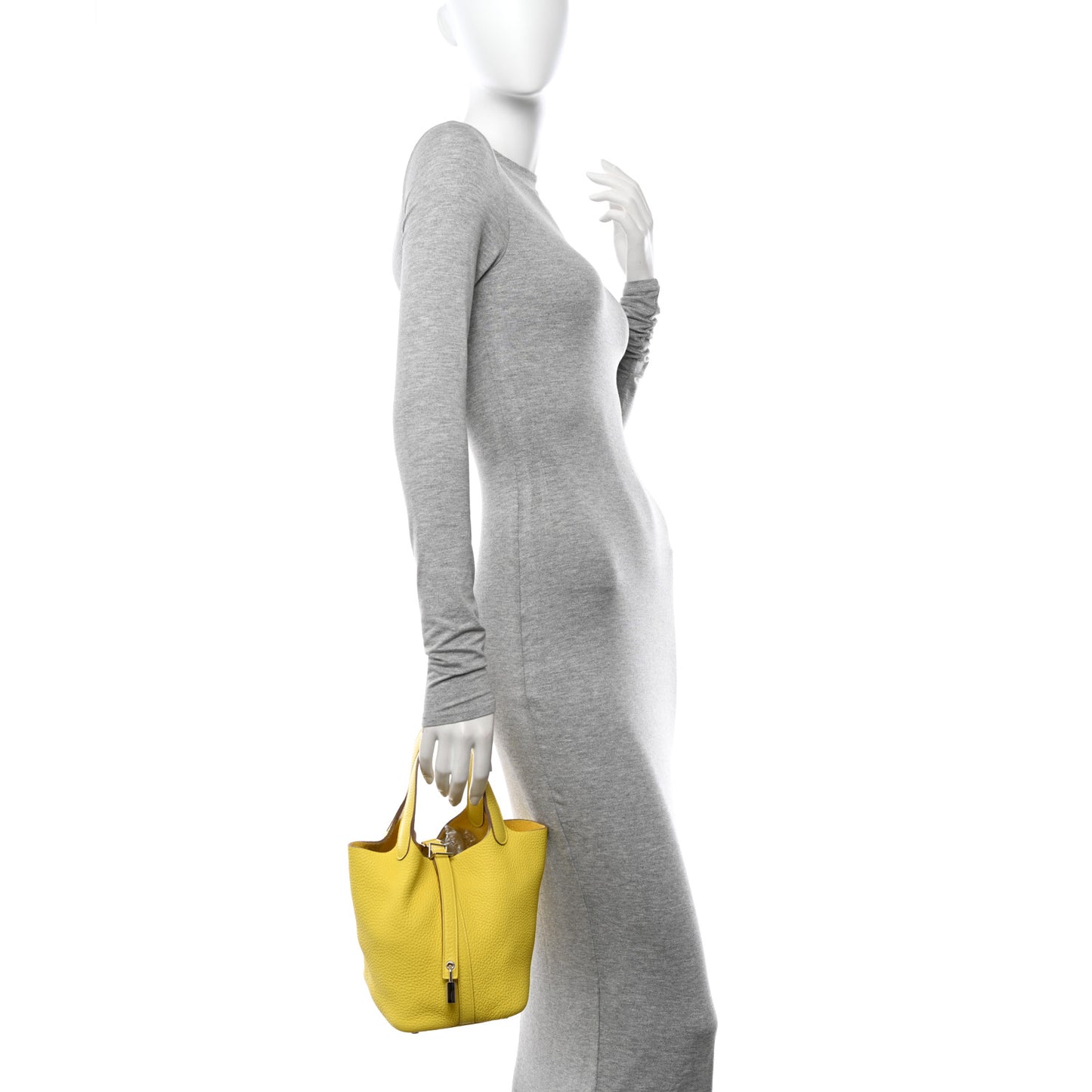 Taurillon Clemence Picotin Lock 18 PM Lime