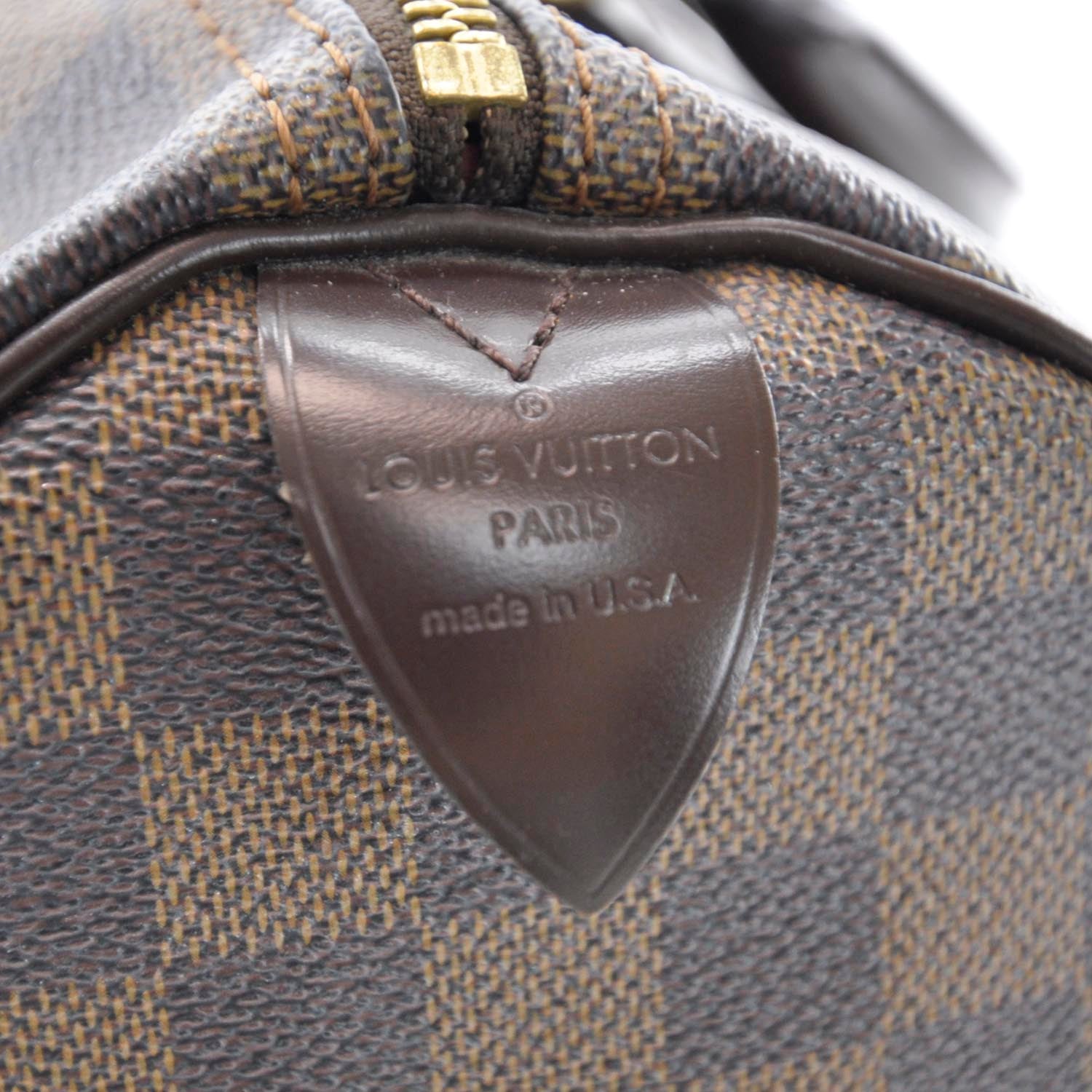 Louis Vuitton Damier Ebene Speedy 30 5 of 9