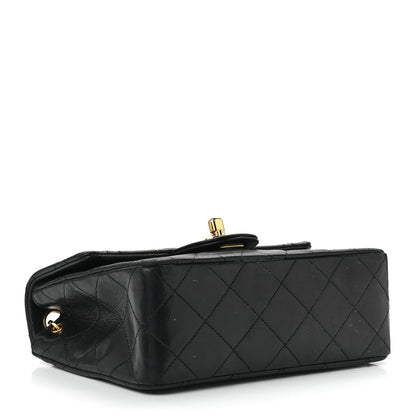 Chanel Lambskin Quilted Mini Square Flap Bag Black 3 of 12