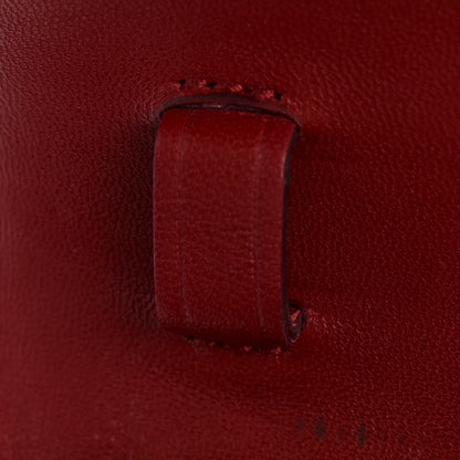 Celine Box Calfskin Medium Classic Box Flap Bag Red 12 of 13