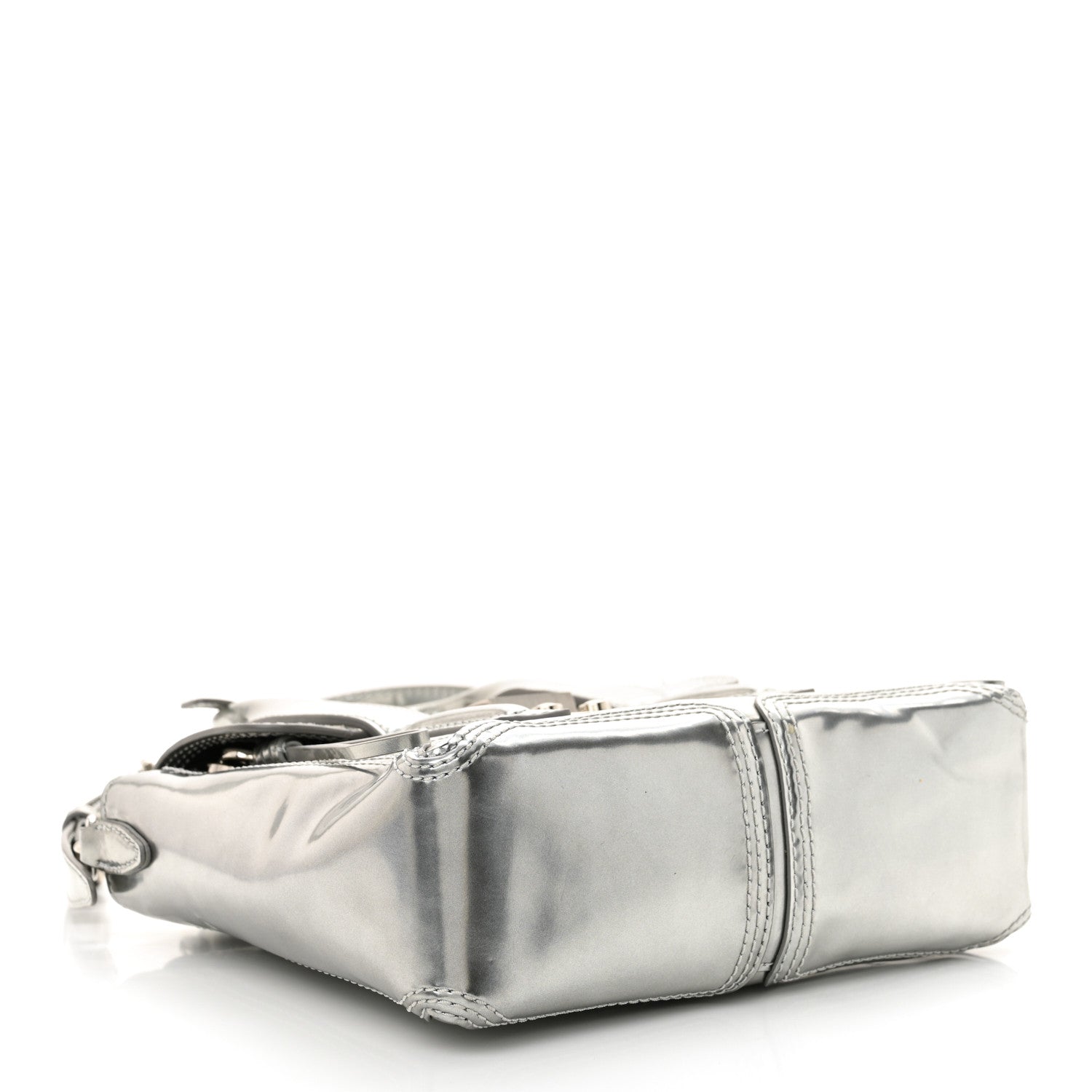 3.1 Phillip Lim Metallic Calfskin Mini Pashli Satchel Metallic Tin 4 of 15