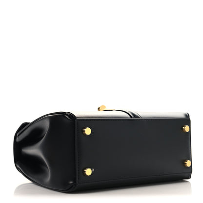 Celine Satinated Calfskin Small 16 Top Handle Bag Black 3 of 10