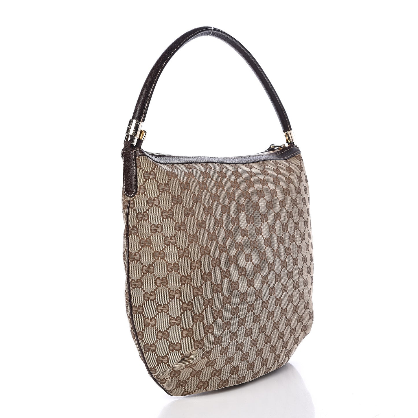 Monogram Hobo Dark Brown