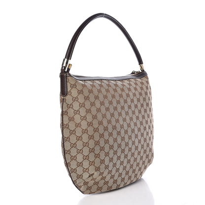 Gucci Monogram Hobo Dark Brown 3 of 12