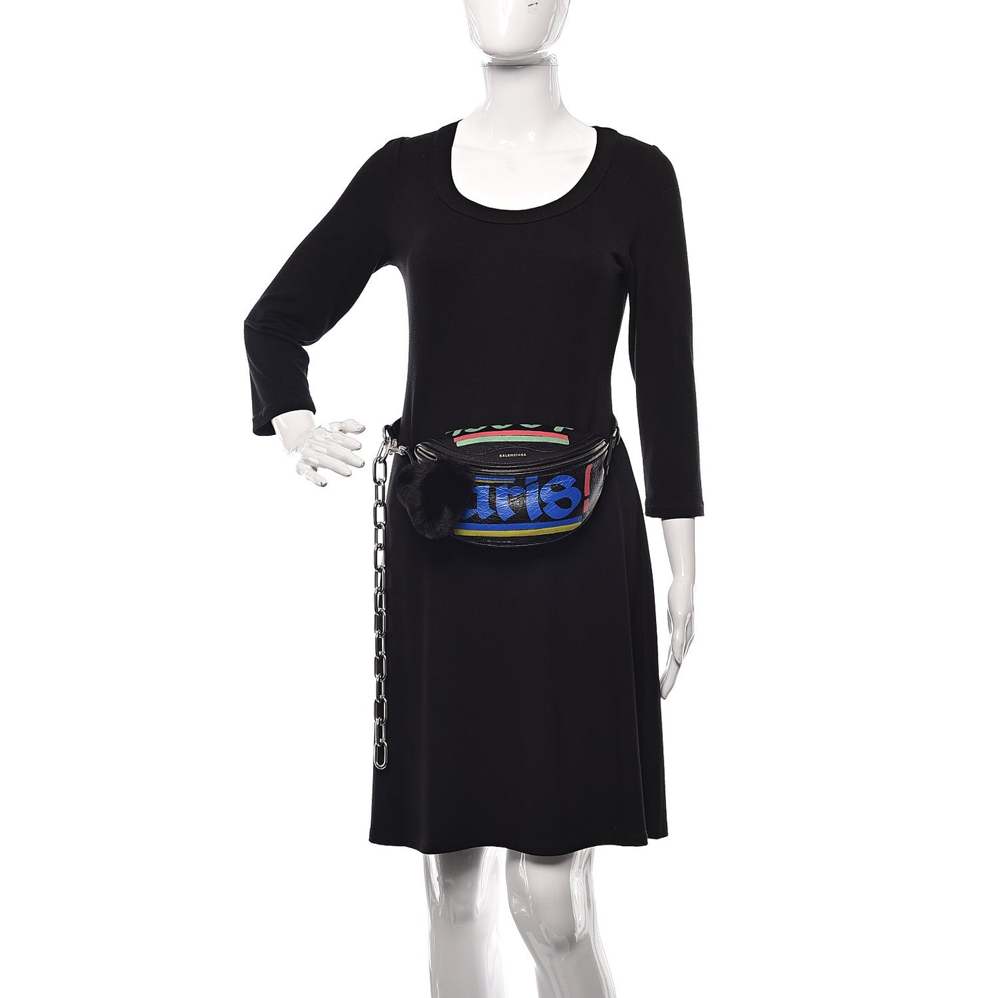 Agneau Arena Car Tag XXS Souvenir Belt Bag Black TBC