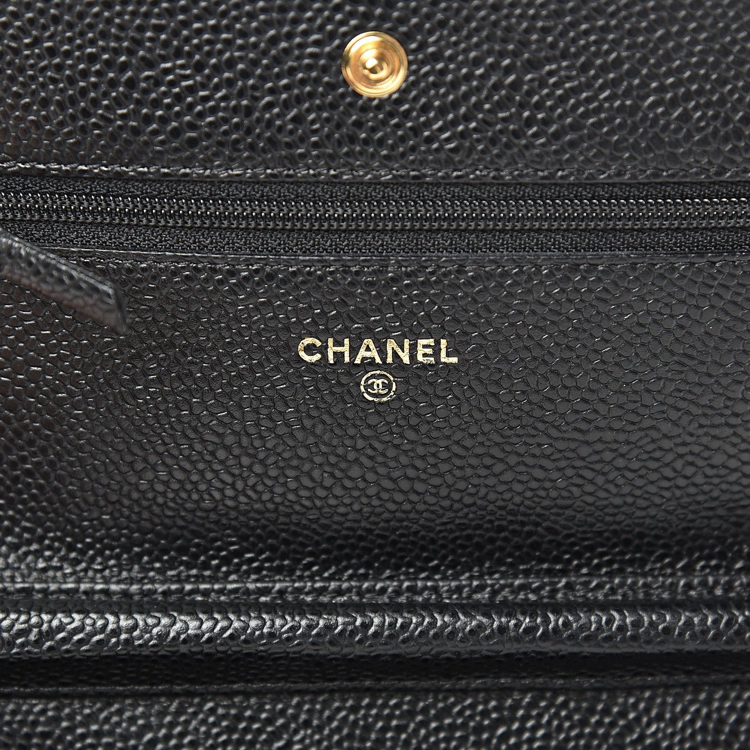 Chanel Caviar Quilted Wallet On Chain WOC Black 5 of 13