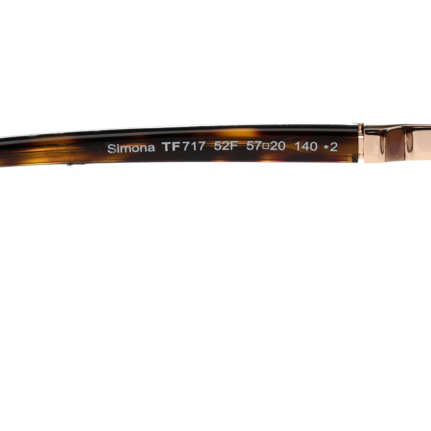 Acetate Simona TF717 Sunglasses Tortoise