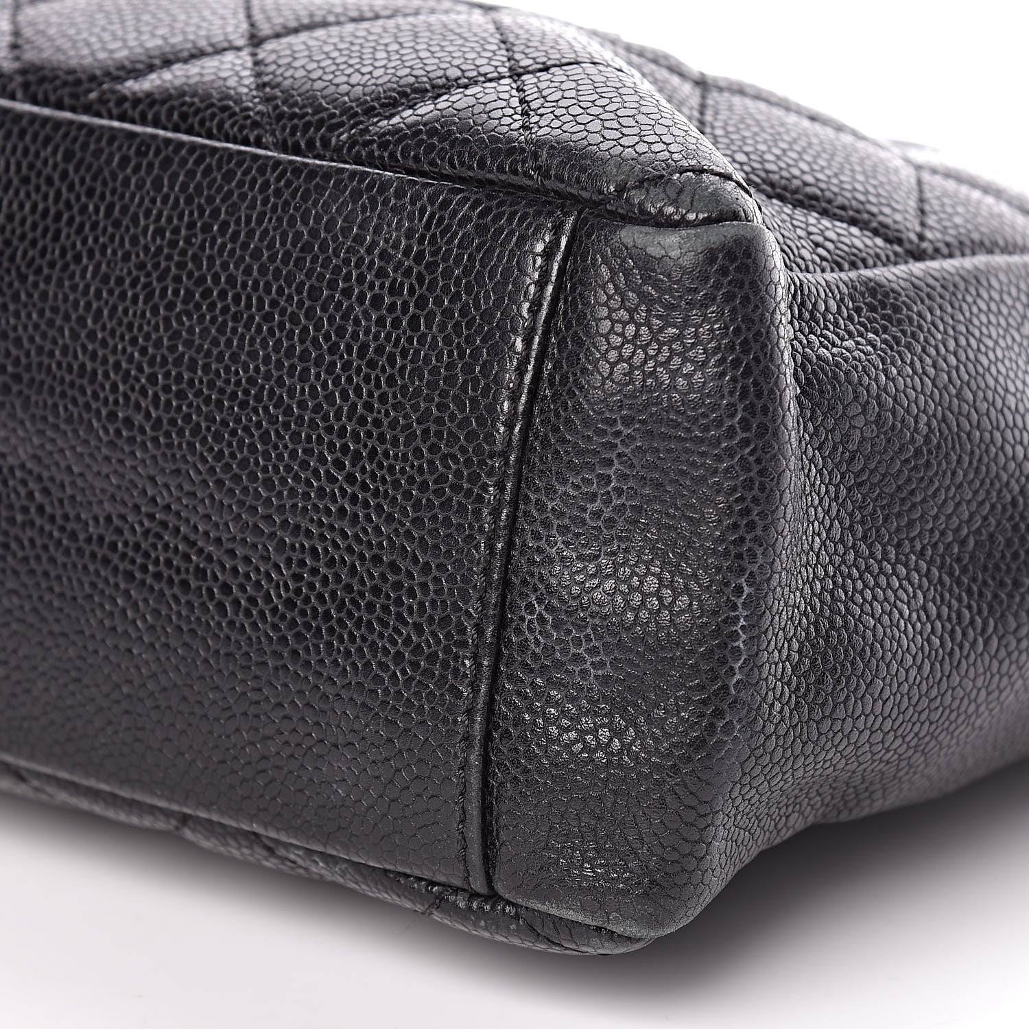 Chanel Caviar Quilted Petit Shopping Tote PST Black 10 of 10