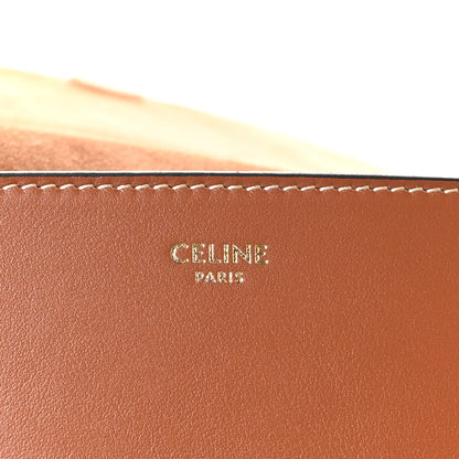 Celine Smooth Calfskin Cuir Triomphe Folco Crossbody Bag Tan 7 of 10
