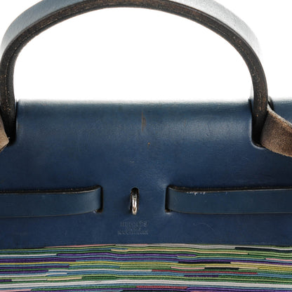 Hermes Barenia Vibrato Herbag 30 PM Indigo 10 of 10