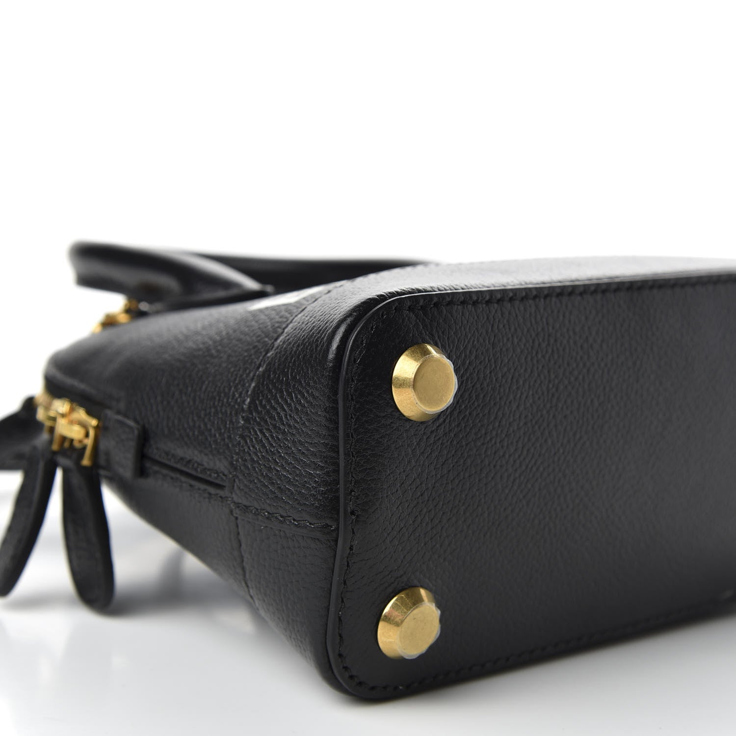 Balenciaga Grained Calfskin XXS Ville Top Handle Bag Black 8 of 9