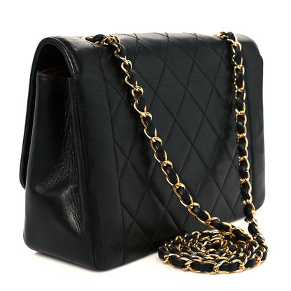 Chanel Lambskin Quilted Medium Single Flap Black 3 of 12