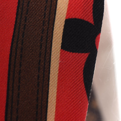 Louis Vuitton Silk Monogram Tribute To Bandeau Red 8 of 10