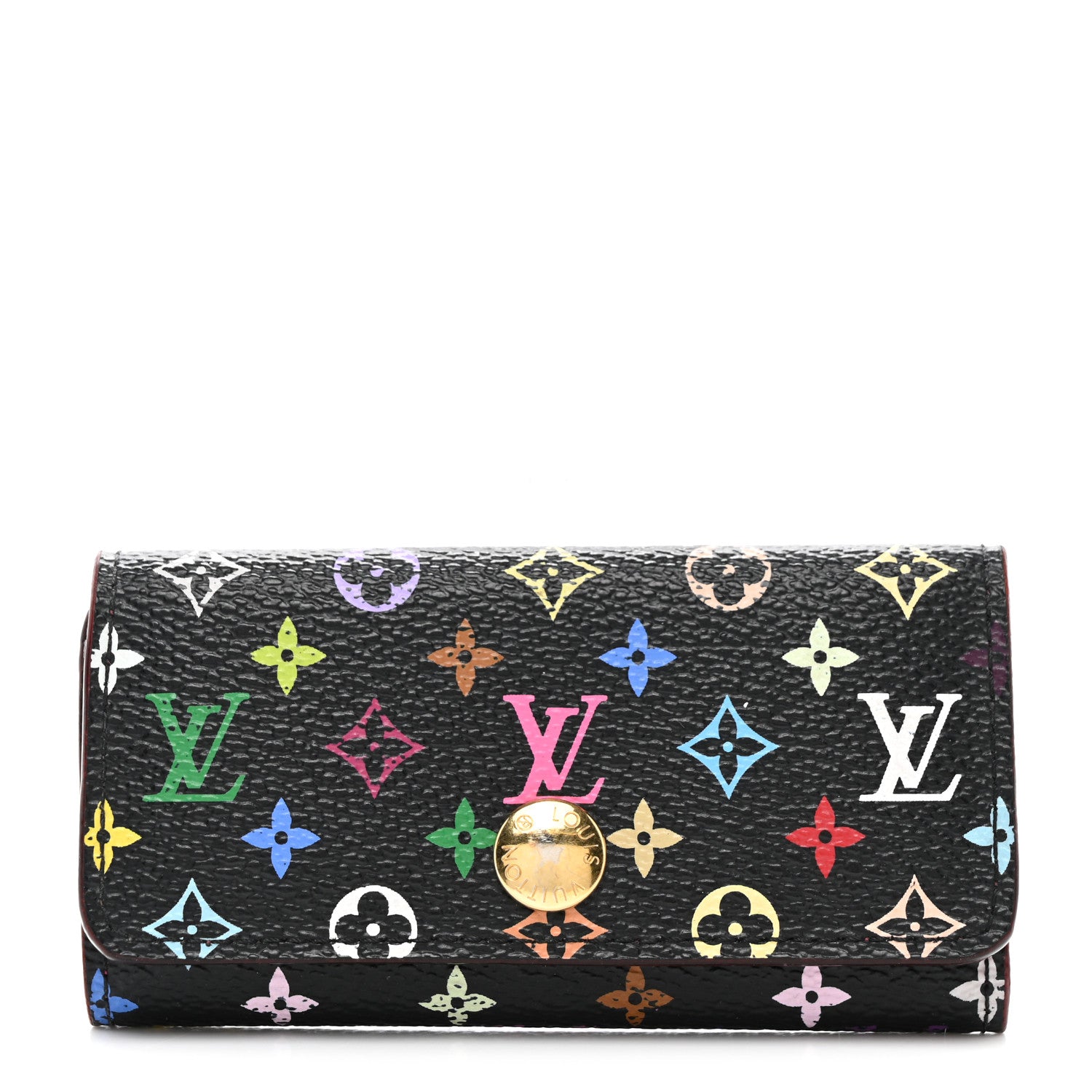 Louis Vuitton Monogram Multicolor Multicles 4 Key Holder Black Grenade 1 of 10
