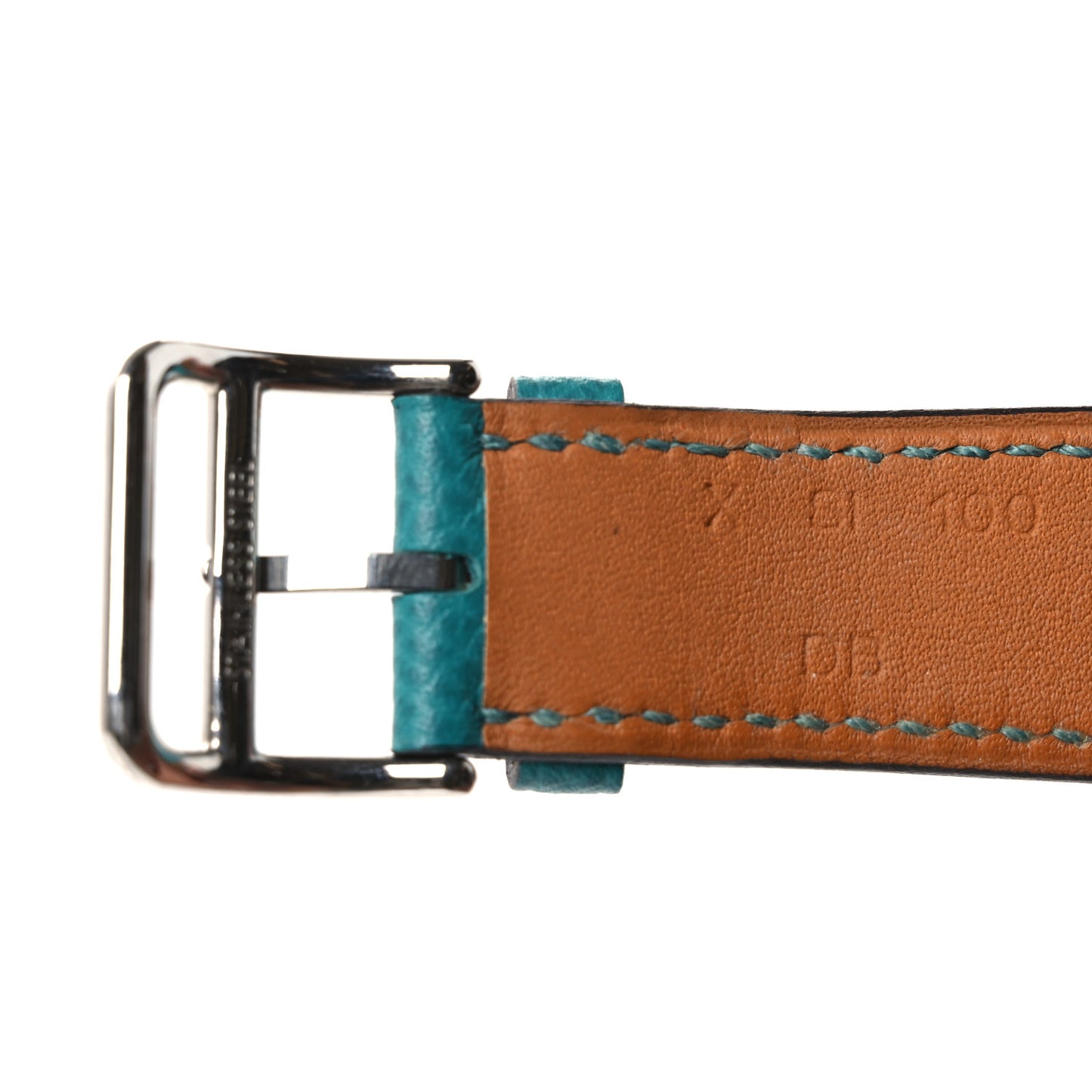 Epsom 38mm Apple Watch Double Tour Strap Bleu Paon