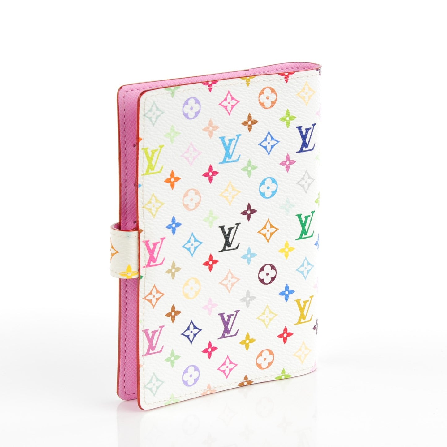 Monogram Multicolor Small Ring Agenda Cover White Litchi