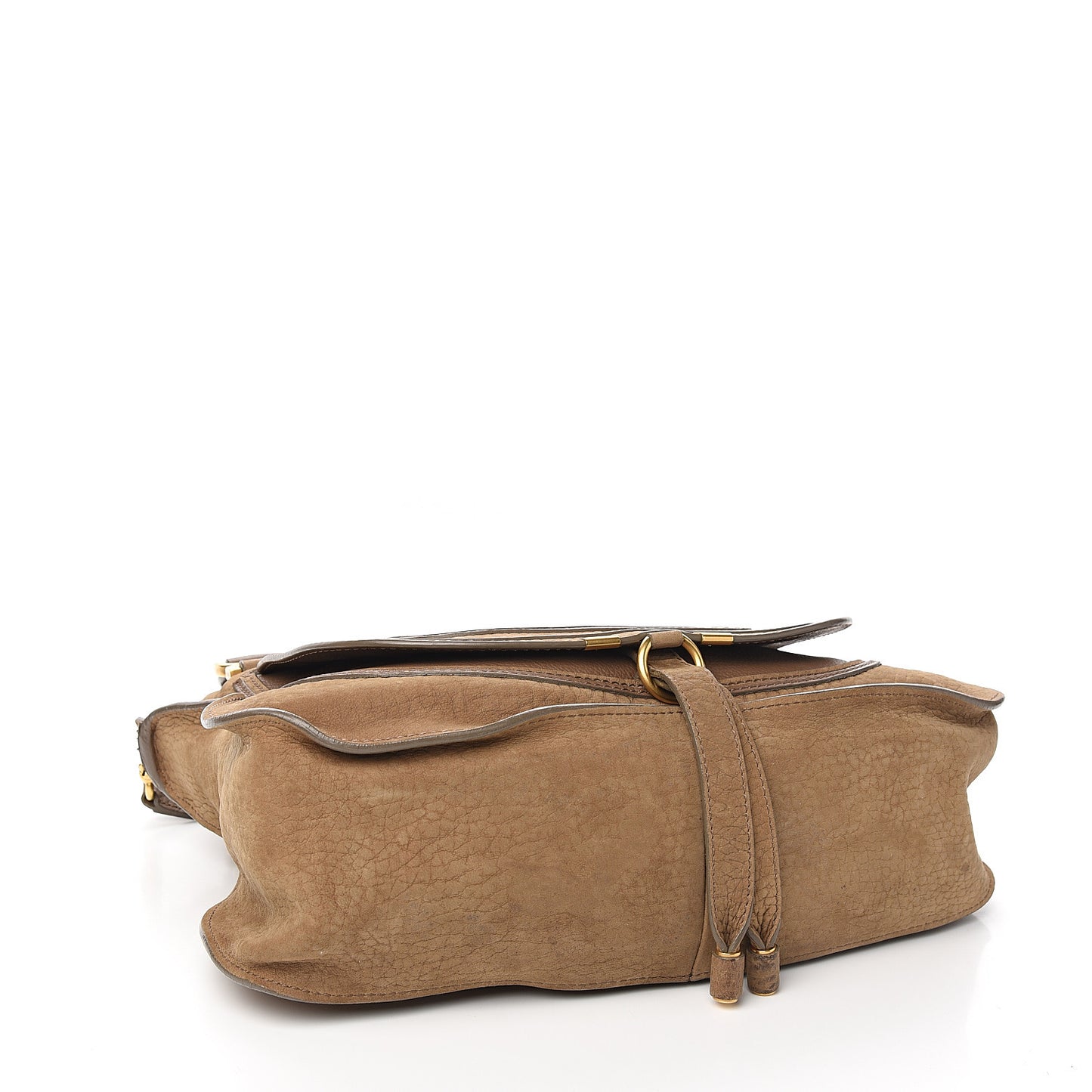 Nubuck Calfskin Medium Marcie Satchel Nut