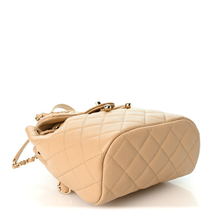 Chanel Caviar Quilted Mini Urban Spirit Backpack Beige 4 of 10